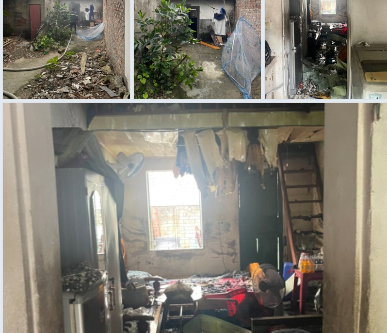 Cứu cụ bà 93 tuổi thoát khỏi đám cháy